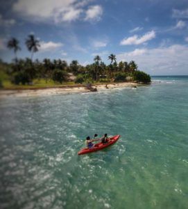 kayak en el hotel isla mucura