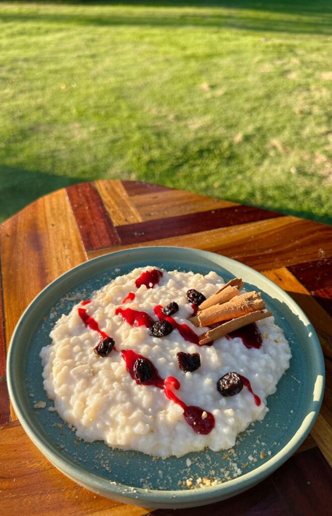 Arroz con leche típico Colombiano