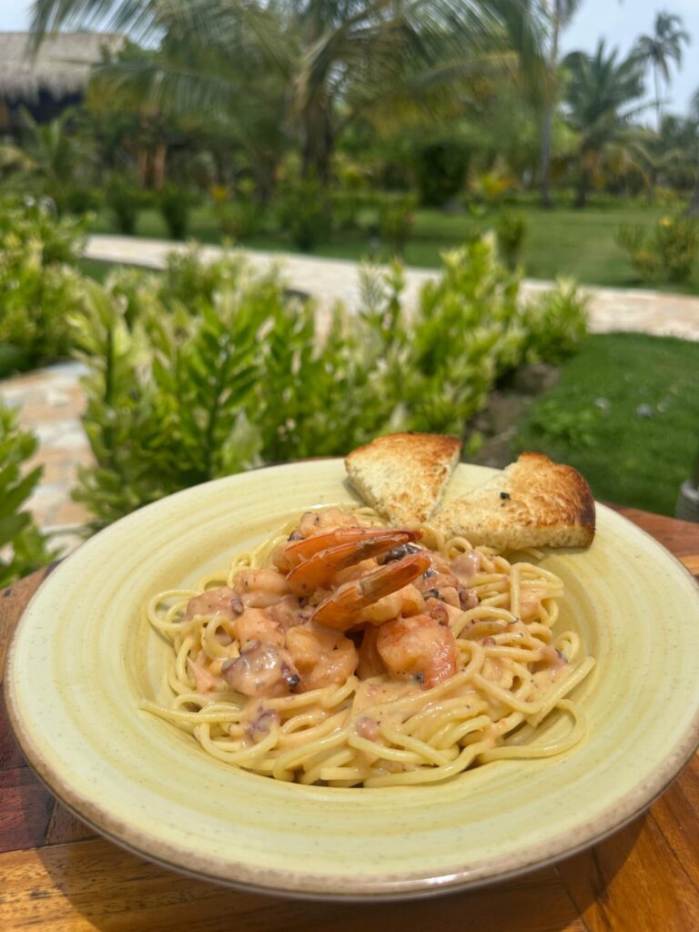 Parpadelle mar y tierra