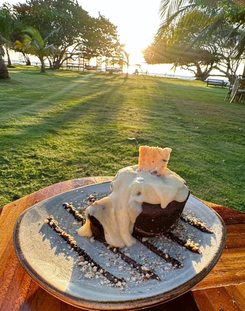 Volcán de chocolate