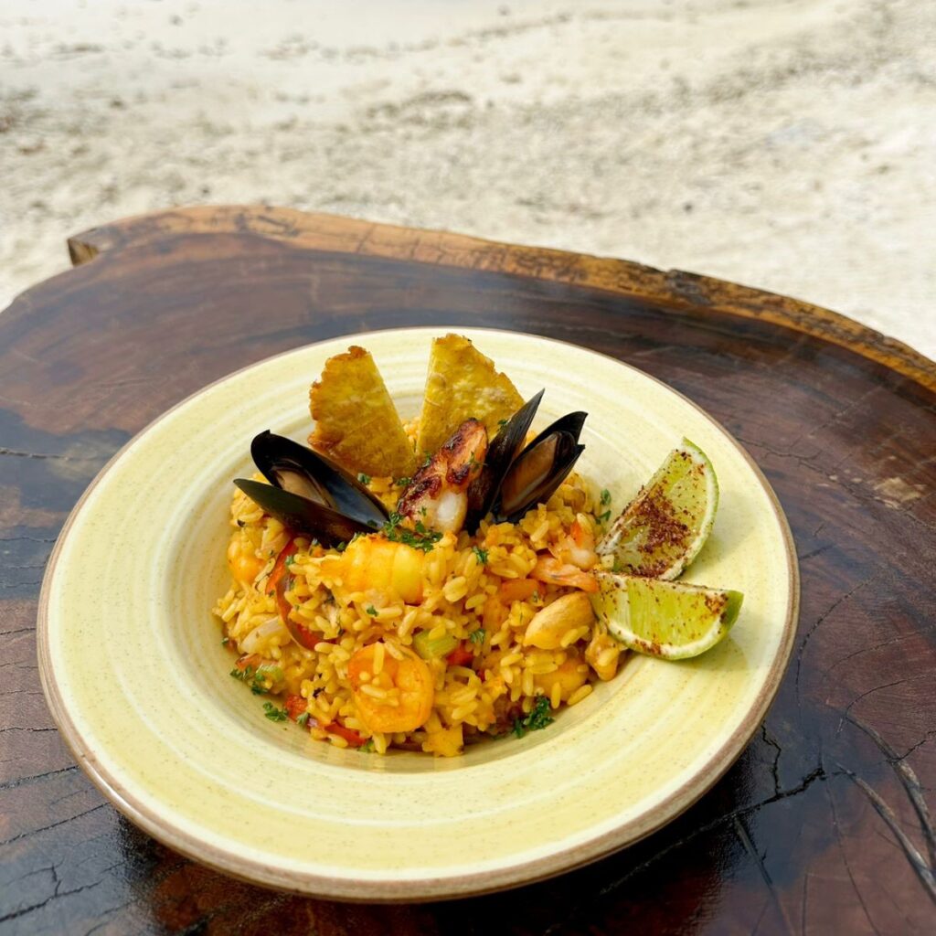 Arroz cremoso de mariscos