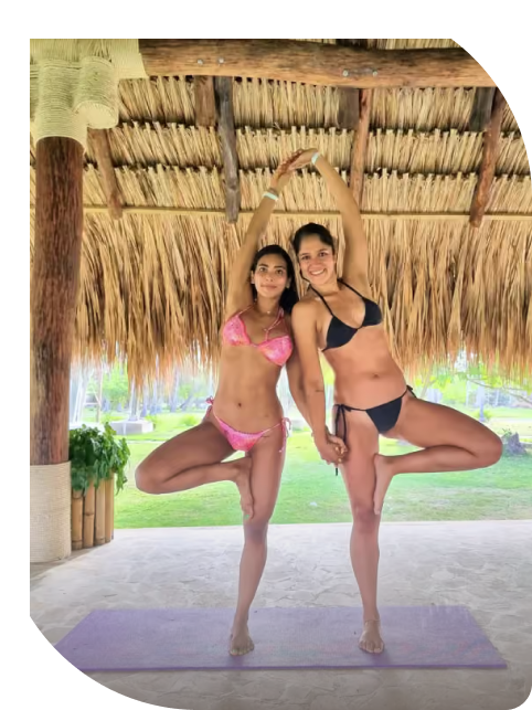 Couples yoga Isla Múcura